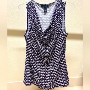 WHBM Sleeveless Cowl Neck